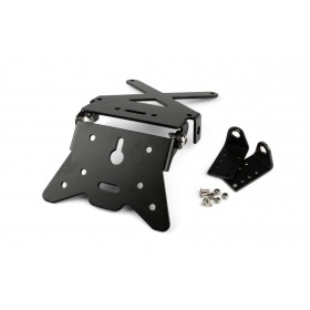 License Plate Holder adjustable aluminium black