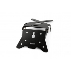 License Plate Holder adjustable aluminium black