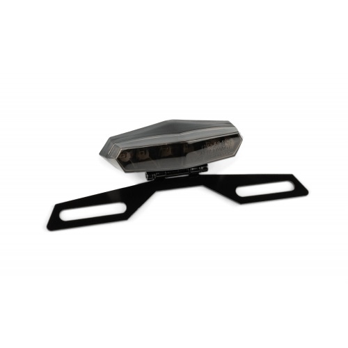 Taillight LED Hexagonal Black-Line with license plate holder Taillight LED Hexagonal Black-Line with license plate holder