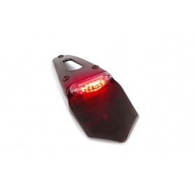 Numura numura zīmes turētājs ENDURO ar LED aizmugurējo gaismu caurspīdīgs