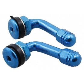 Tire Valves STR8 90° angle blue