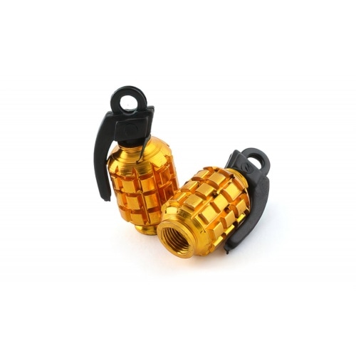 Valve Caps STR8 Grenade gold Valve Caps STR8 Grenade gold