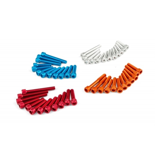 Variatora pārsega pārģērbšanas skrūves STR8 Minarelli zilā krāsā Variatora pārsega pārģērbšanas skrūves STR8 Minarelli zilā krāsā