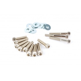 Screw Kit variator cover steel chrome MBK Booster / Stunt / Yamaha BW's / Slider