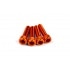 Intake Screw Set M6x25mm Alu Orange (x4) Intake Screw Set M6x25mm Alu Orange (x4)