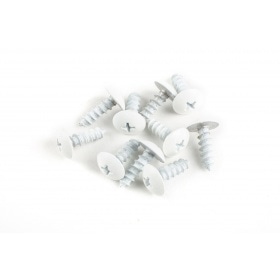 Fairing Screws M5x12 aluminium white (x 10)