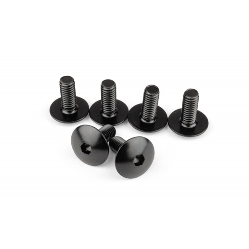 Fairing Screws aluminium M6x15 black (x6) Fairing Screws aluminium M6x15 black (x6)