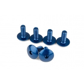Fairing Screws aluminium M6x15 blue (x6)