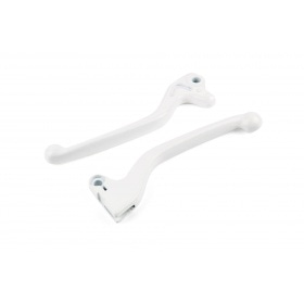 Brake Levers x2 white MBK Booster / Yamaha BW’s after 2004 / Stunt /Slider