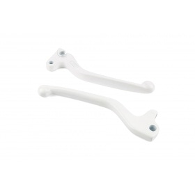 Brake Levers x2 white MBK Booster / Yamaha BW’s after 2004 / Stunt /Slider