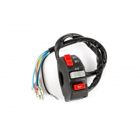 Slēdža bloks kreisajā pusē w. gaismas universāls melns