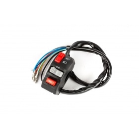 Slēdža bloks kreisajā pusē w. gaismas universāls melns