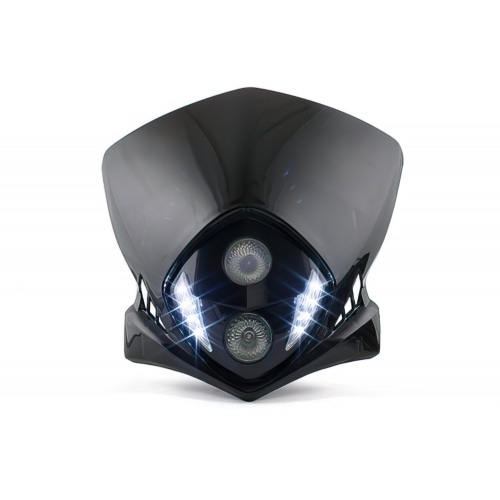 STR8 LED Headlight Enduro Duke II black STR8 LED Headlight Enduro Duke II black