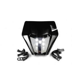 Headlight LED KTM EXC black / tinted lens