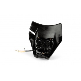 Headlight LED KTM EXC black / tinted lens