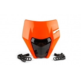 LED Headlight KTM EXC orange / tinted lens