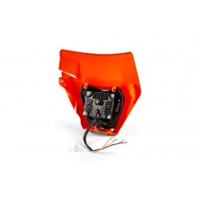 LED Headlight KTM EXC orange / tinted lens