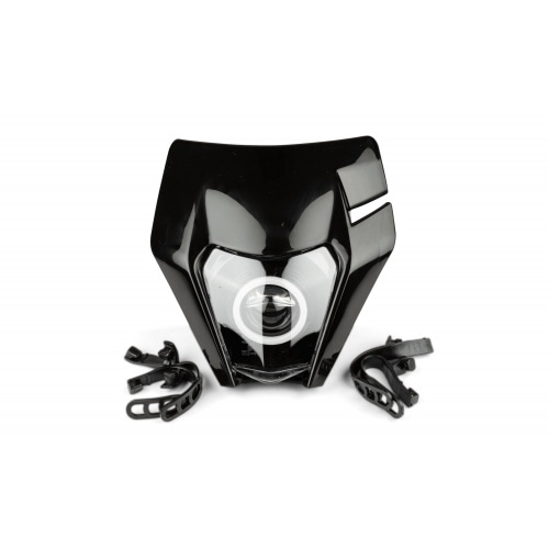 Headlight Angel Eye with RGB ring KTM EXC black Headlight Angel Eye with RGB ring KTM EXC black