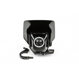 Headlight Mask LED with RGB ring type Husqvarna black
