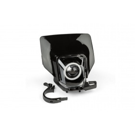 Headlight Mask LED with RGB ring type Husqvarna black