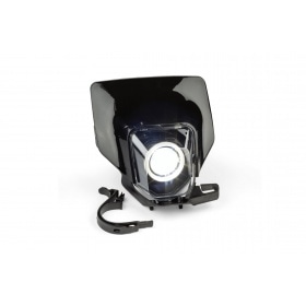 Headlight Mask LED with RGB ring type Husqvarna black