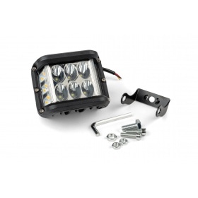 LED Headlight d.97x75mm black