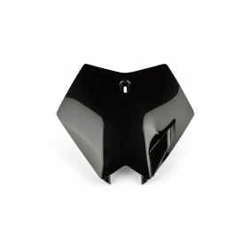 Front Number Plate KTM black with lamp