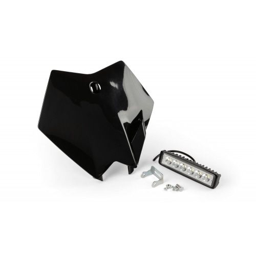 Front Number Plate KTM black with lamp Front Number Plate KTM black with lamp