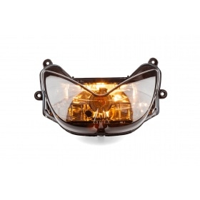 STR8 Headlight black-line Yamaha Aerox / Nitro without light bulbs