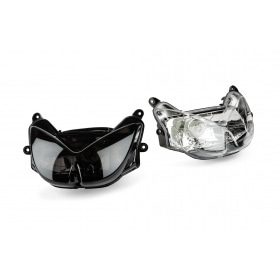 STR8 Headlight black-line Yamaha Aerox / Nitro without light bulbs