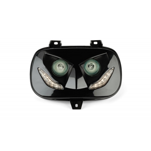Headlight Mask twin R8 Yamaha BWs before 2004 black Headlight Mask twin R8 Yamaha BWs before 2004 black