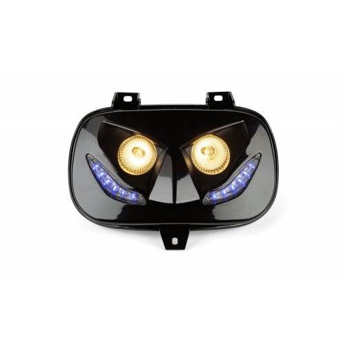 Headlight Mask twin R8 Yamaha BWs before 2004 black Headlight Mask twin R8 Yamaha BWs before 2004 black