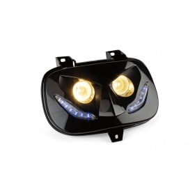 Headlight Mask twin R8 Yamaha BWs before 2004 black