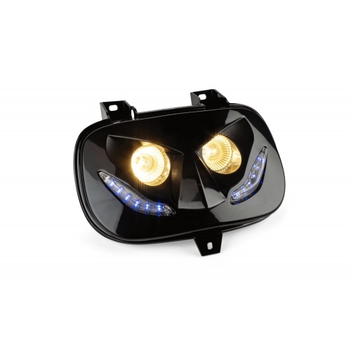 Headlight Mask twin R8 Yamaha BWs before 2004 black Headlight Mask twin R8 Yamaha BWs before 2004 black