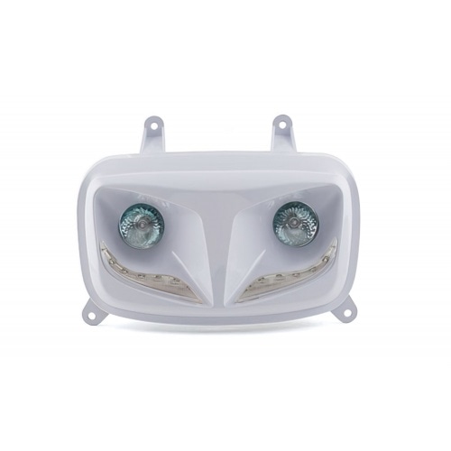 Headlight Mask EyeLight Yamaha BW’s / Booster after 2004 white Headlight Mask EyeLight Yamaha BW’s / Booster after 2004 white