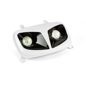 Headlight Mask (twin) white / black MBK Booster / Yamaha BW’s after 2004