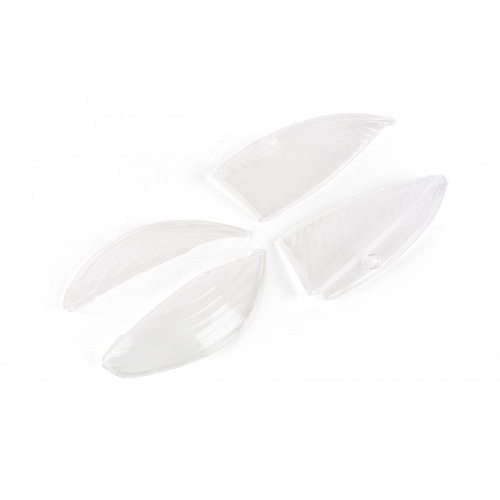 Priekšējo / aizmugurējo indikatoru lēcas baltas Peugeot Vivacity Priekšējo / aizmugurējo indikatoru lēcas baltas Peugeot Vivacity