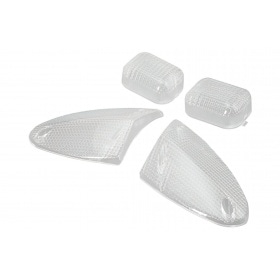 Indikatoru lēcu komplekts STR8 (4) Aprilia SR50 pēc 2000 balts