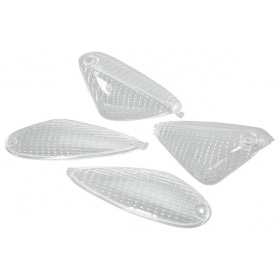 STR8 Indicator Lens Set (4) Piaggio NRG MC² Extreme / MC³ white