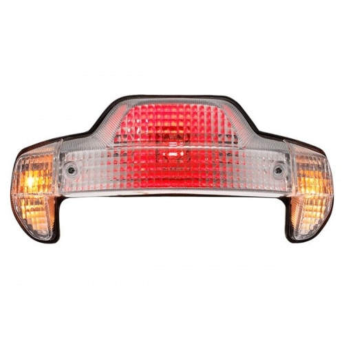 Aizmugurējais lukturis komplektā pastiprinātājs 99/2003 balts caurspīdīgs Aizmugurējais lukturis komplektā pastiprinātājs 99/2003 balts caurspīdīgs