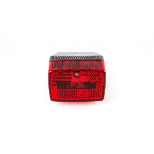 Tail Light carbon / red MBK 51 / Peugeot 103 Tail Light carbon / red MBK 51 / Peugeot 103