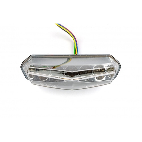 Задний фонарь с индикаторами светодиодный прозрачный Lexus Derbi DRD / X-Race маркировка CE Задний фонарь с индикаторами светодиодный прозрачный Lexus Derbi DRD / X-Race маркировка CE