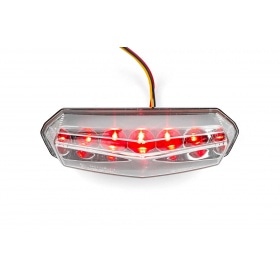 Задний фонарь прозрачное стекло LED Derbi DRD / X-Race маркировка CE