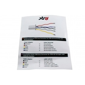 Адаптер задних фонарей STR8 Easy Connect, с функцией индикатора, универсальный