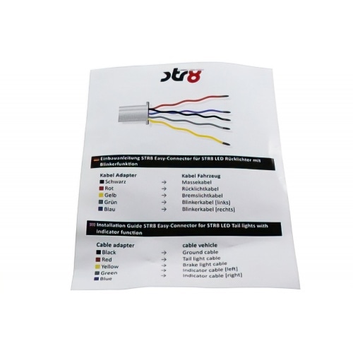 Адаптер задних фонарей STR8 Easy Connect, с функцией индикатора, универсальный Адаптер задних фонарей STR8 Easy Connect, с функцией индикатора, универсальный