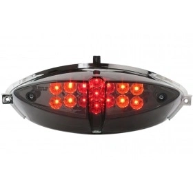 Aizmugurējais lukturis ar indikatoriem LED Black Line Peugeot Speedfight 2