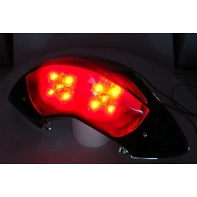 Aizmugurējais lukturis ar indikatoriem LED Black Line Yamaha Jog