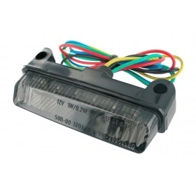 Aizmugurējais LED lukturis universāls melns