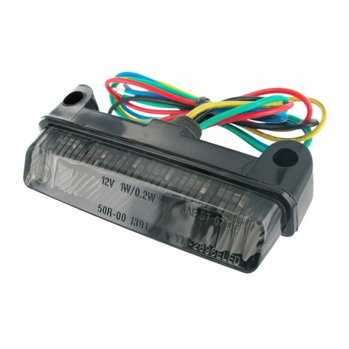 STR8 LED Tail Light universal street-legal black STR8 LED Tail Light universal street-legal black