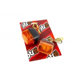 Indikatori priekšējie melni / oranži MBK Booster / Yamaha BW līdz 2003. gadam